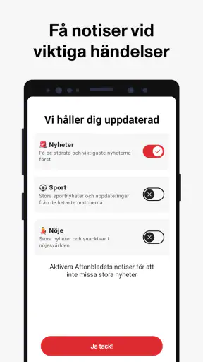 Aftonbladet Nyheter screenshot