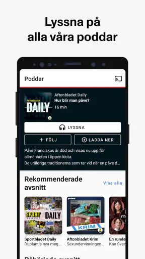 Aftonbladet Nyheter screenshot
