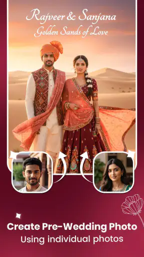 AI Pre-Wedding Photo Shoot screenshot