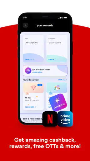 Airtel Thanks: Recharge & Bank screenshot