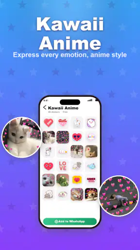 Anime Sticker Maker Studio screenshot