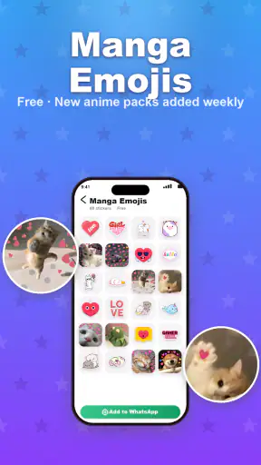 Anime Sticker Maker Studio screenshot