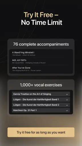 Appcompanist: Vocal Training screenshot