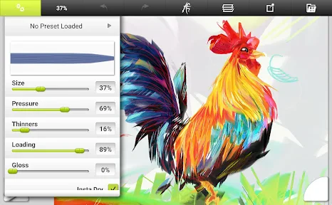 ArtRage Vitae Mobile Painting screenshot