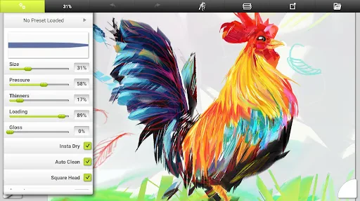 ArtRage Vitae Mobile Painting screenshot