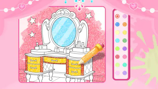 Beauty Color لون لامع للأطفال screenshot