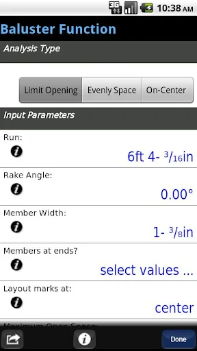 BuildCalc screenshot