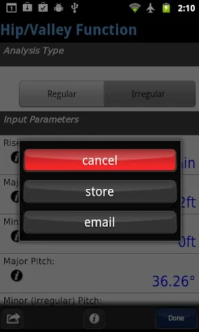 BuildCalc screenshot