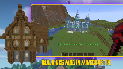 Buildings Mod in Minecraft PE screenshot