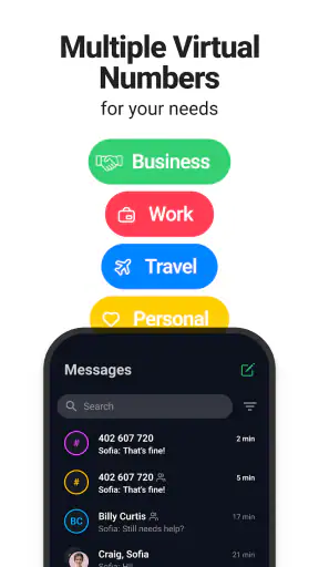 Call.com: 2nd Phone Number App screenshot