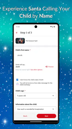 Call Santa Claus with PNP screenshot