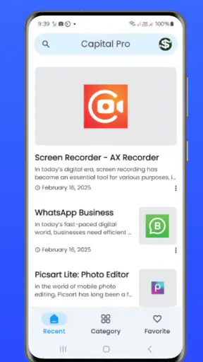 Capital Pro screenshot