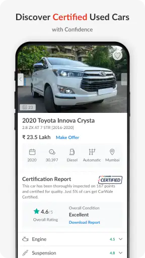 CarWale: Buy-Sell New/Used Car screenshot