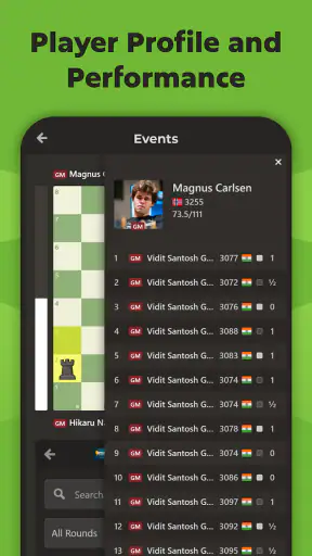 Chess Events: Games & Results screenshot