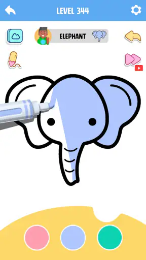 Coloring Game: Little artist screenshot