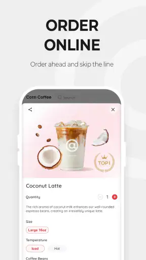 Cotti Coffee AP screenshot