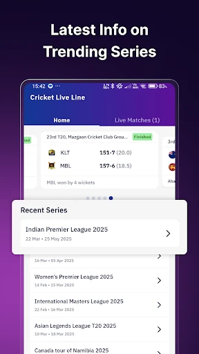 Cricket Live Score : Live Line screenshot