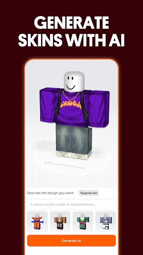 Customuse: Skins Maker Roblox screenshot