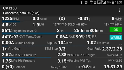 CVTz50 screenshot
