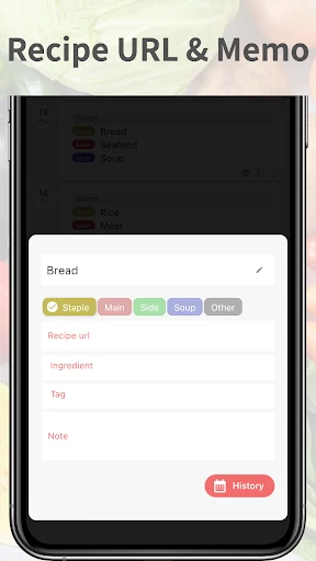 Daily Meal Planner screenshot