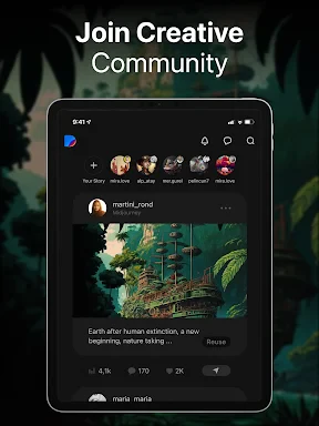 DaVinci - AI Image Generator screenshot