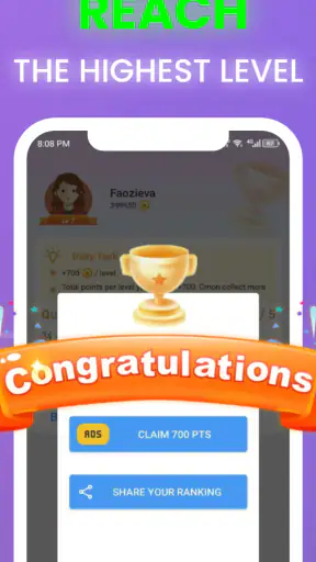 Dget Quiz: Daily Task, LevelUp screenshot