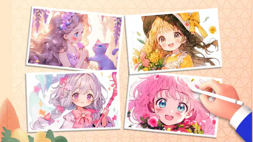 Doll Color: العاب تلوين بنات screenshot