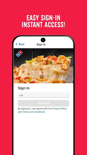 Domino's Pakistan screenshot