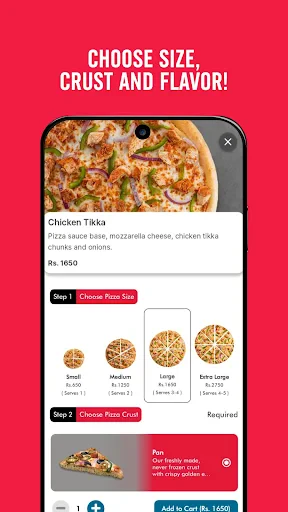 Domino's Pakistan screenshot