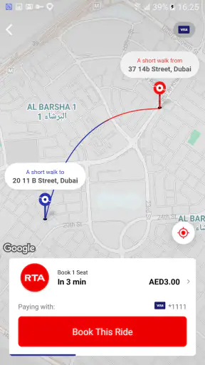 Dubai Bus on Demand screenshot