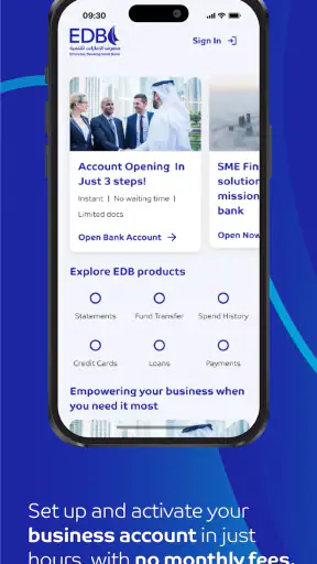 EDB 360 Business Banking App screenshot