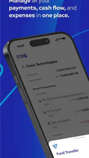 EDB 360 Business Banking App screenshot