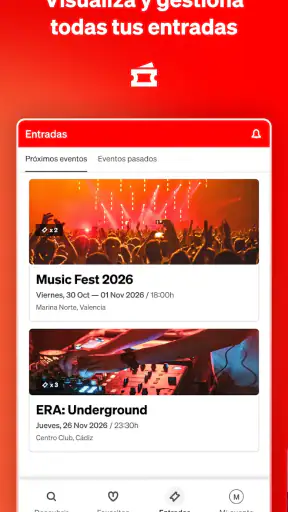 Enterticket - App de entradas screenshot