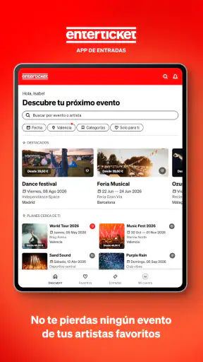 Enterticket - App de entradas screenshot
