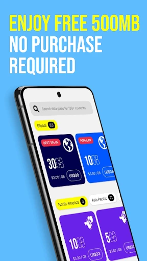 Eskimo: eSIM Travel Internet screenshot