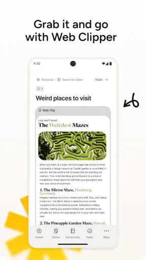 Evernote - منظم الملاحظات screenshot