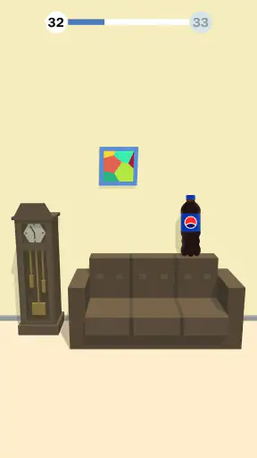 Flip Bottle 3D - انقر واقفز screenshot