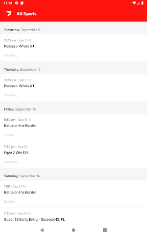 FloSports: Watch Live Sports screenshot