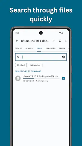 Flud+ screenshot