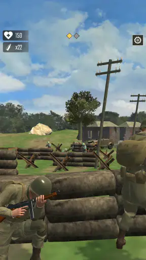 Frontline Heroes: العاب حرب screenshot