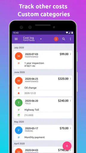 Fuelio: Fuel log & fuel prices screenshot