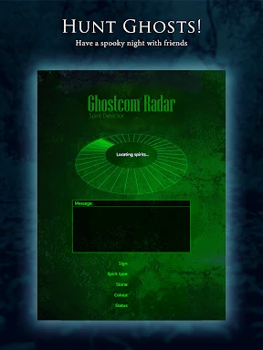 Ghostcom™ Radar Pro Messages screenshot
