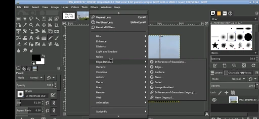 GIMP screenshot