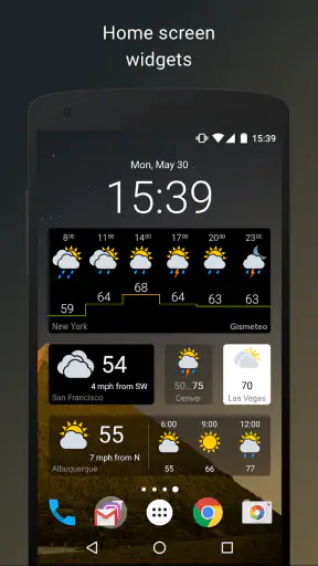 Gismeteo screenshot