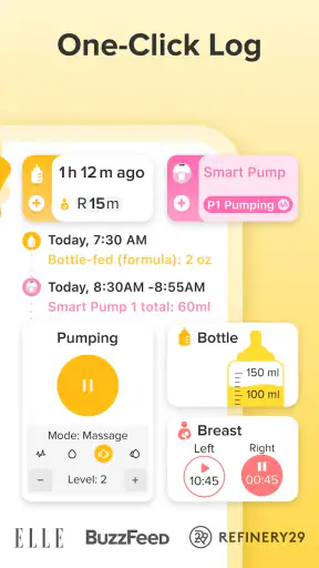 Glow Baby للرضاعة الطبيعية screenshot