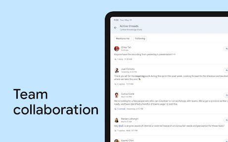 Google Chat screenshot