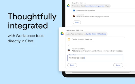 Google Chat screenshot