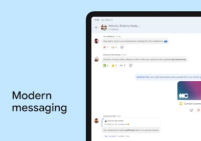 Google Chat screenshot