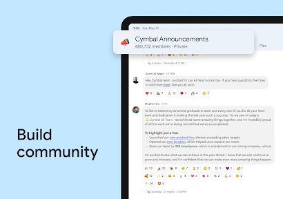Google Chat screenshot