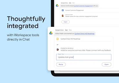 Google Chat screenshot